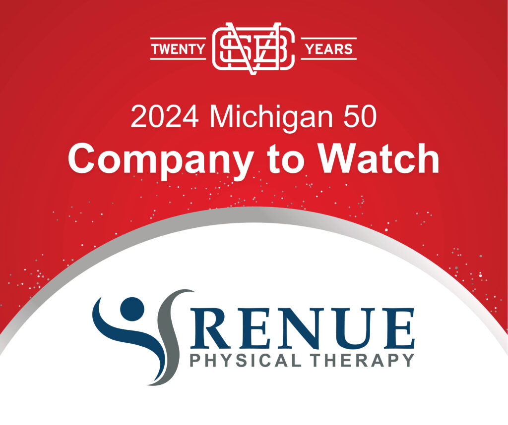 Renue Physical Therapy to be Honored at the 20th Annual Michigan Celebrates Awards Gala
